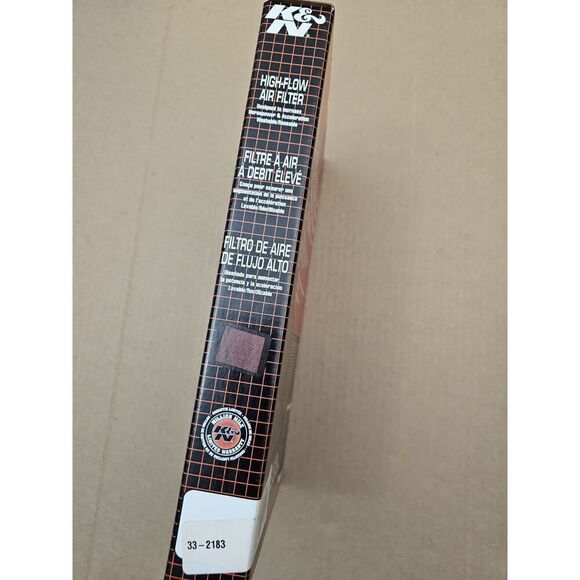 2 K&N Engine Air filter 1997-2003 MERCEDES BENZ CLK430, CLK55, E55, C43, 33-2183 - Picture 9 of 16